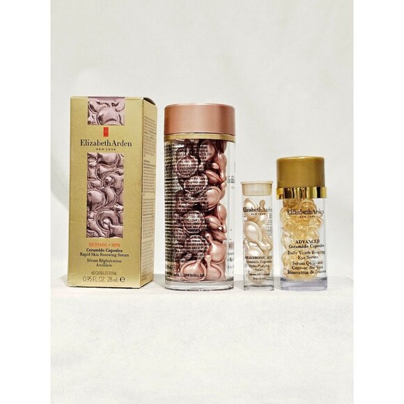 HIGH-END Elizabeth Arden skincare Ceramide Capsules bundle lot - Picture 1 of 3